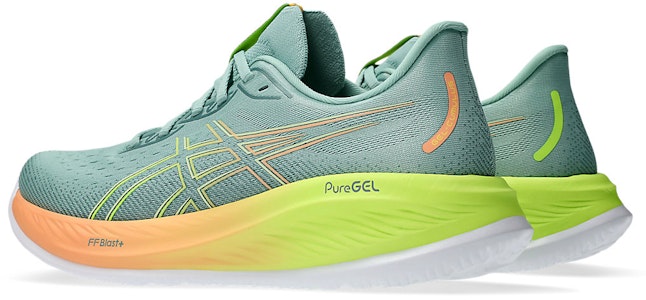 ASICS Gel-Cumulus 26 巴黎版 '淡绿黄荧光' 运动鞋 1011B947-750 Lookbook ASICS Gel-Cumulus 26 巴黎版 '淡绿黄荧光' 运动鞋 1011B947-750