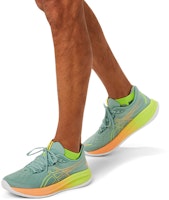 ASICS Gel-Cumulus 26 巴黎版 '淡绿黄荧光' 运动鞋 1011B947-750 1