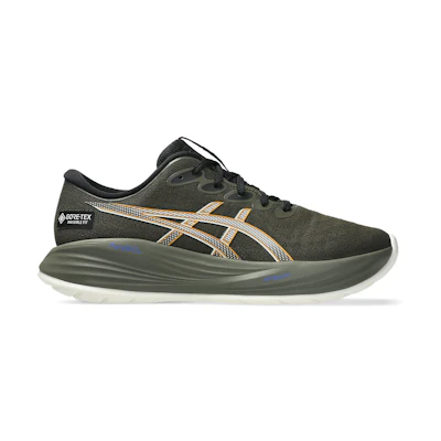 ASICS GEL-CUMULUS 27 GTX Waterproof Running Shoes Brown Stone/Whisper Green