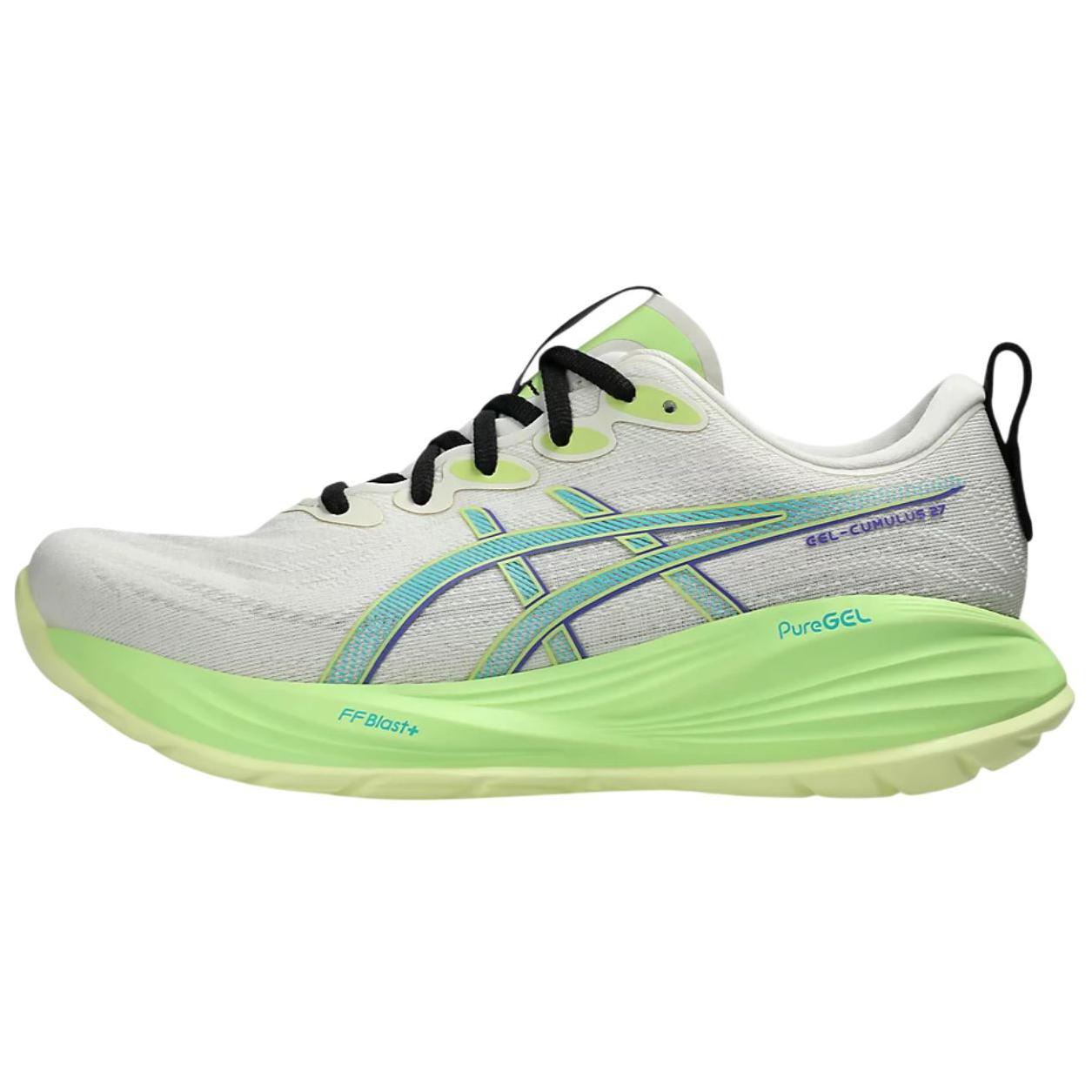 ASICS Gel-Cumulus 27 Running Shoes Gray Green - Soft, Breathable, Durable. 1011B960-200