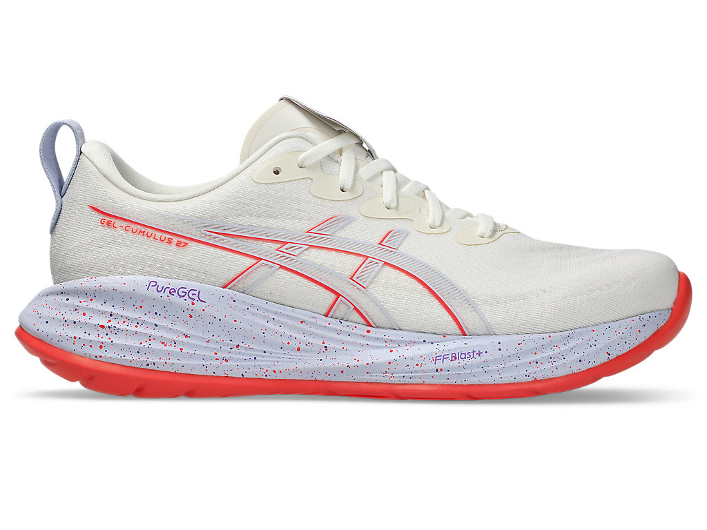 ASICS GEL-CUMULUS 27 Tokyo Running Shoes Cream/Edo Purple 1011C186-500