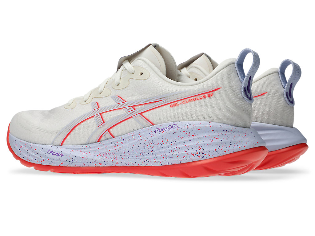 Shop ASICS GEL-CUMULUS 27 Tokyo Running Shoes Cream/Edo Purple 1011C186-500