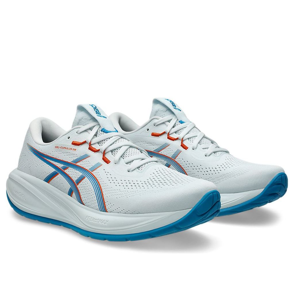 Lookbook ASICS Gel-Cumulus 28 2E Wide ''Azul Ártico Azul Egeo'' 1011C147-402