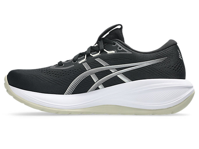 Shop ASICS GEL-CUMULUS 28 Extra Wide Sepatu Lari Hitam/Putih 1011C146-002