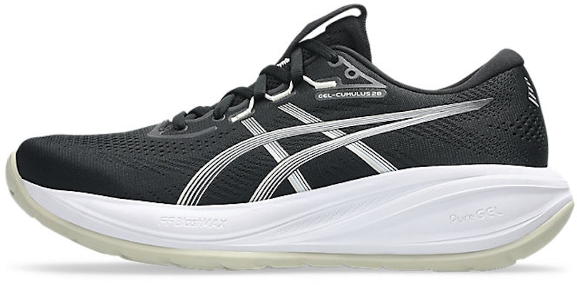 ASICS GEL-CUMULUS 28 Extra Wide Sepatu Lari Hitam/Putih 1011C146-002 Cheap ASICS GEL-CUMULUS 28 Extra Wide Sepatu Lari Hitam/Putih 1011C146-002