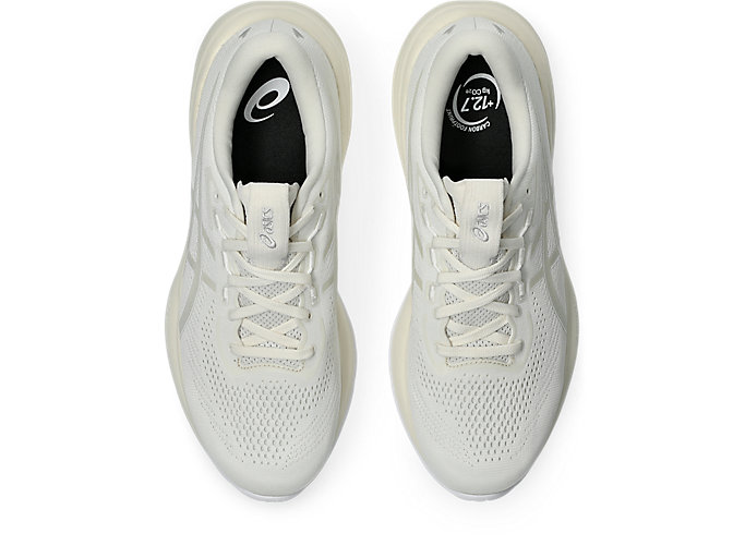 Sizing ASICS GEL-CUMULUS 28 Running Shoe Cream/Glacier Grey 1011C143-100