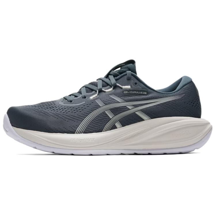 ASICS GEL-CUMULUS 28 Running Shoes Olive Green - Comfortable & Breathable. 1011C143-300