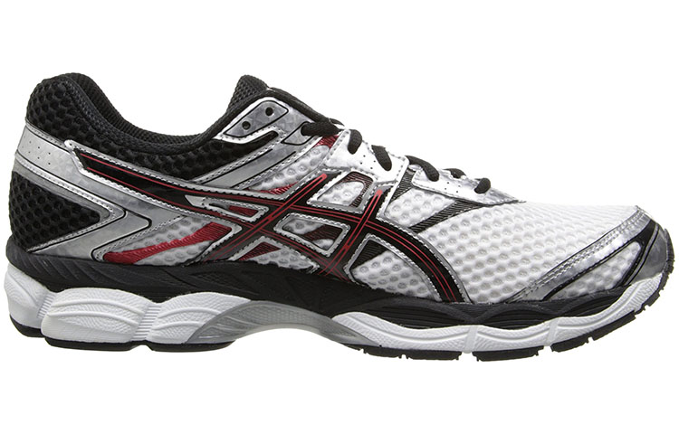 Lookbook アシックス ゲルクムラス 6 ロー 白/赤 T440N-0190