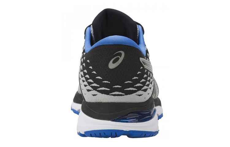 Lookbook Asics Gel-Cumulus 防滑減震運動跑步鞋 灰黑藍拼色 4E寬