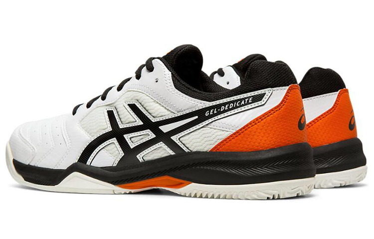 Shop ASICS Gel-Dedicate 6 Clay Zwart/Wit 1041A080-100