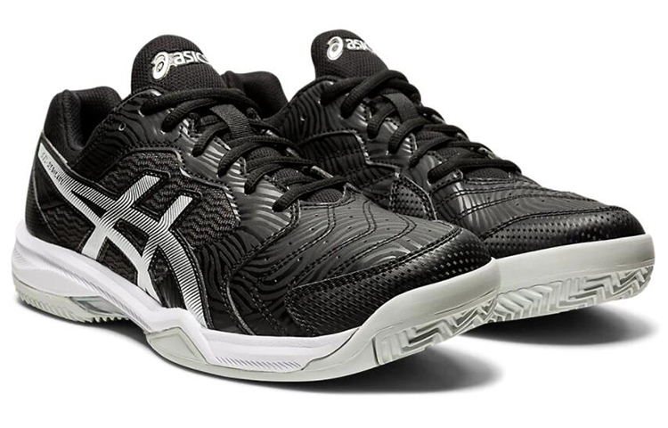Lookbook ASICS Gel-Dedicate 6 Clay Zwart/Wit 1041A080-002