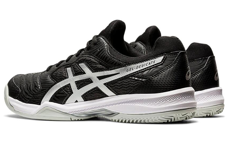 Shop ASICS Gel-Dedicate 6 Clay Zwart/Wit 1041A080-002