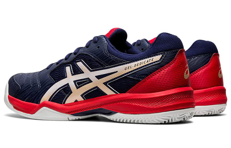 Shop ASICS Gel-Dedicate 6 Clay Blauw/''Rood'' 1041A080-403