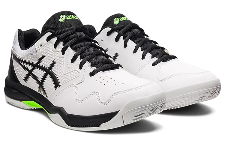 Lookbook アシックス ゲルデディケイト7 クレー (白/黒) 1041A224-101