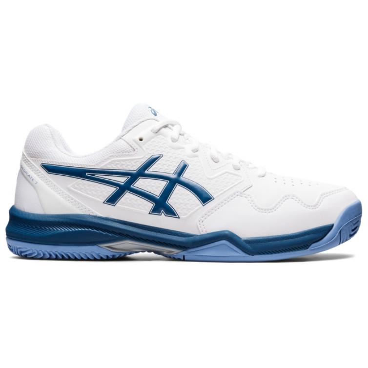 Order ASICS Gel-Dedicate 7 Clay ''Weiß Blau'' Tennis Schuhe 1041A224-102