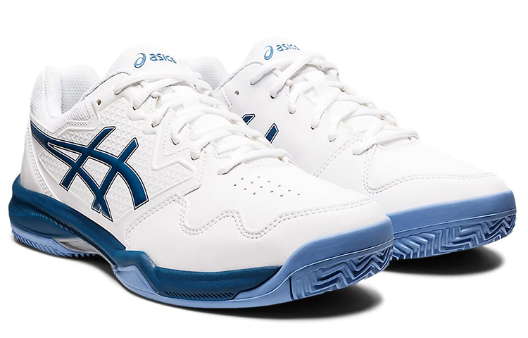 Lookbook アシックス ゲルデディケイト7 CLAY 白/青 1041A224-102