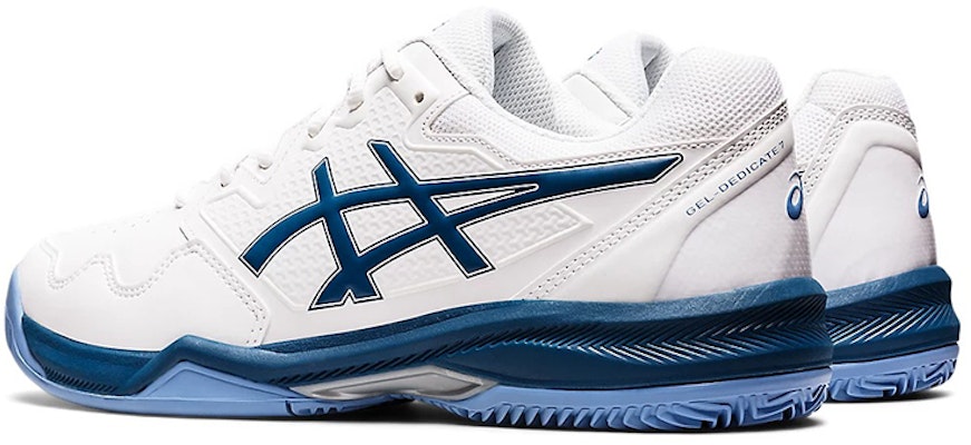 ASICS Gel-Dedicate 7 Clay 'White Blue' 1041A224-102 Shop ASICS Gel-Dedicate 7 Clay 'White Blue' 1041A224-102