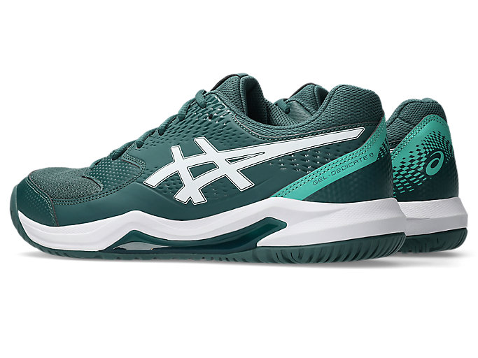 Lookbook ASICS GEL-DEDICATE 8 全場地網球鞋 深海藍/白色 1041A408-300