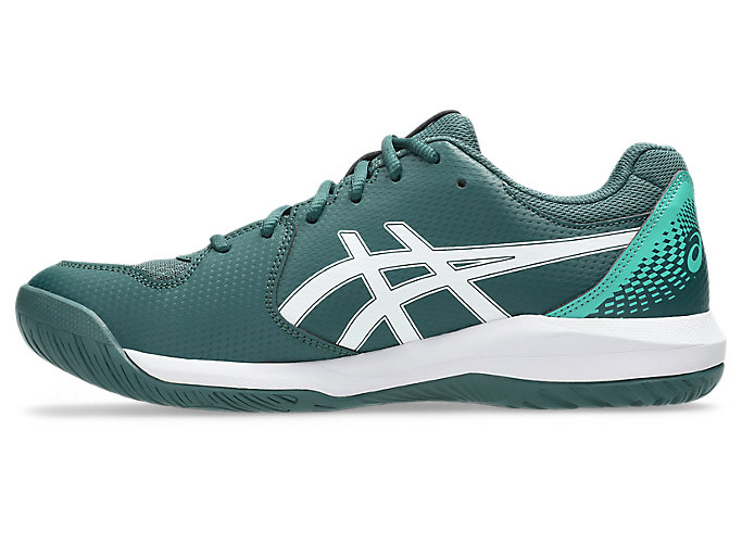 Shop ASICS GEL-DEDICATE 8 全場地網球鞋 深海藍/白色 1041A408-300