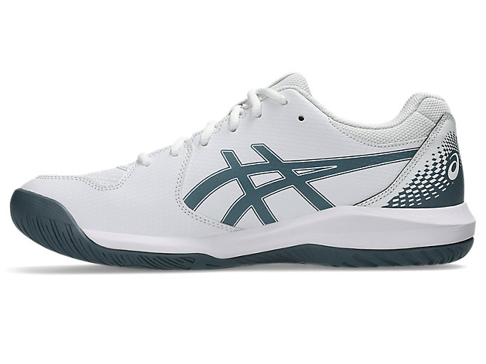 Shop ASICS GEL-DEDICATE 8 寬版 (全場地) 白色/鐵灰 1041A410-108