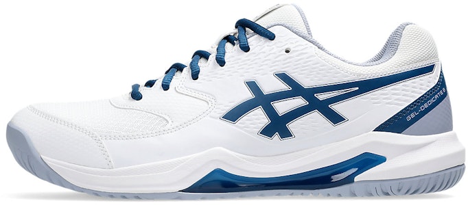 アシックス ゲルデディケイト8 ワイド 白/マコブルー 1041A410-103 Cheap アシックス ゲルデディケイト8 ワイド 白/マコブルー 1041A410-103