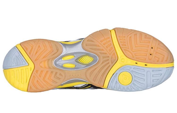 Shop ASICS Gel-Domain ''Wit Zwart Geel'' E216Y-0190