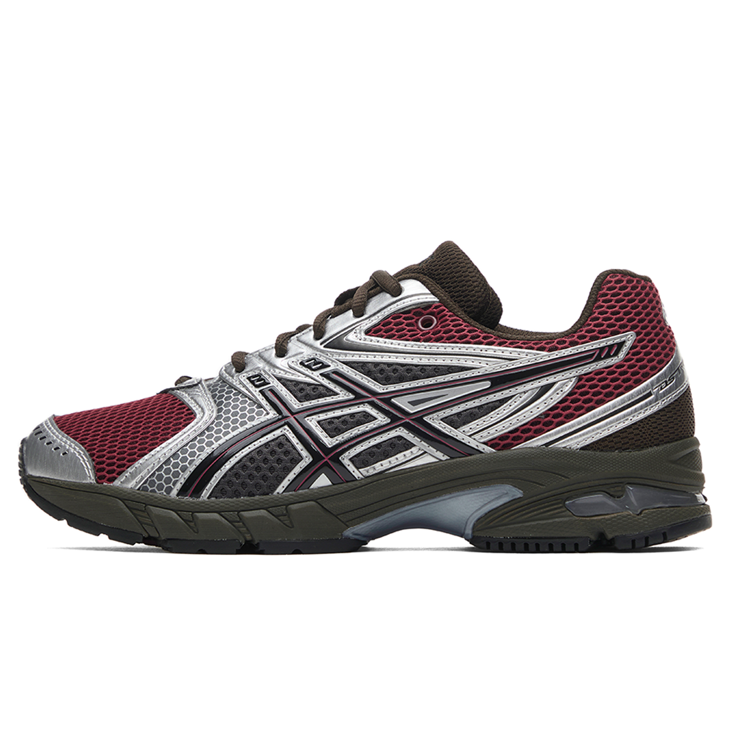 ASICS GEL-DS Trainer 14 Retro Silver Red Lightweight Running Shoes 1203A607-600
