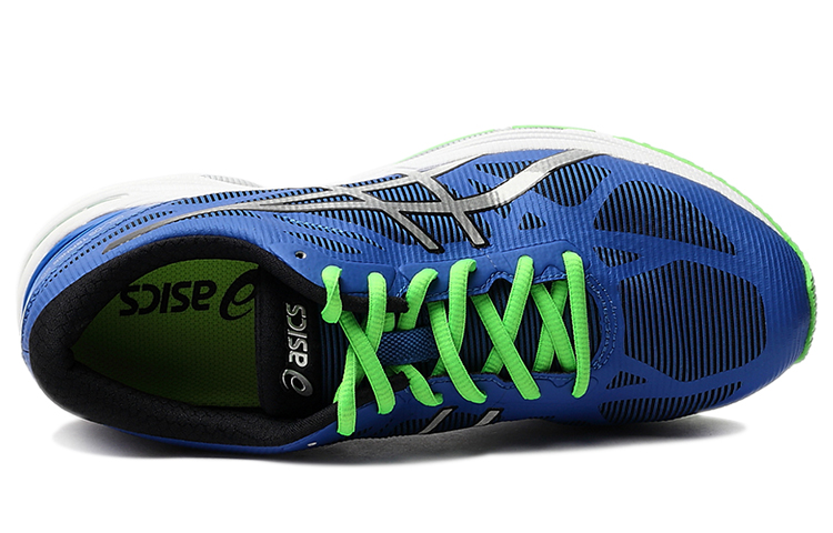 Shop Asics Gel-DS Trainer 20 低筒透氣跑步鞋 深藍灰