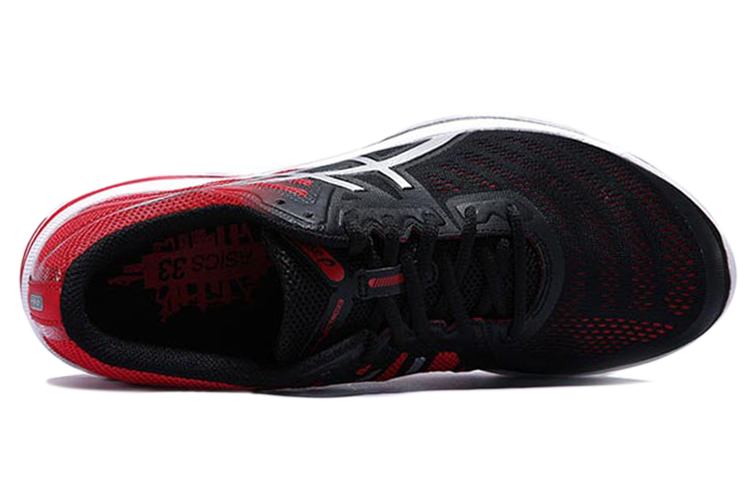 Lookbook ASICS Gel-Electro33 ''Zwart Rood Zilver'' T411N-9991
