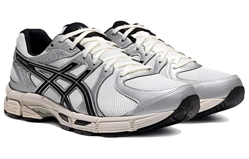 Order 新款 Asics Gel-Exalt 2 舒適百搭 織物減震耐磨透氣 低幫 休閒跑步鞋 男款 白銀黑