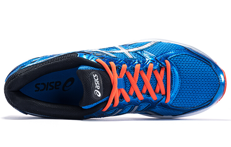 Shop Asics Gel-Exalt 3 低筒 跑步鞋 男款 藍銀