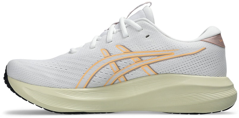 ASICS GEL-EXCITE 11 跑鞋 白色/橙色辉光 1011C080-100 Shop ASICS GEL-EXCITE 11 跑鞋 白色/橙色辉光 1011C080-100