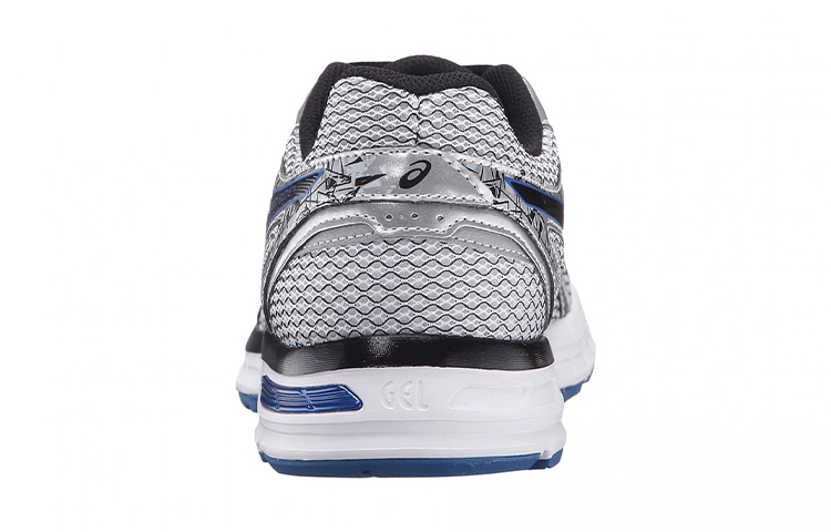 Shop Asics Gel-Excite 4 防滑耐磨透氣 低筒 跑步鞋 男款 銀藍