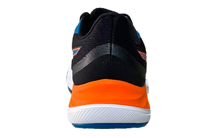 Lookbook 아식스 젤-익사이트 8 블랙/블루/오렌지 1011B253-002