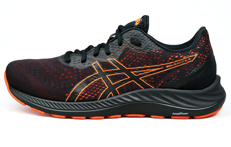 Buy アシックス ゲルエキサイト8 黒オレンジ 1011B253-003