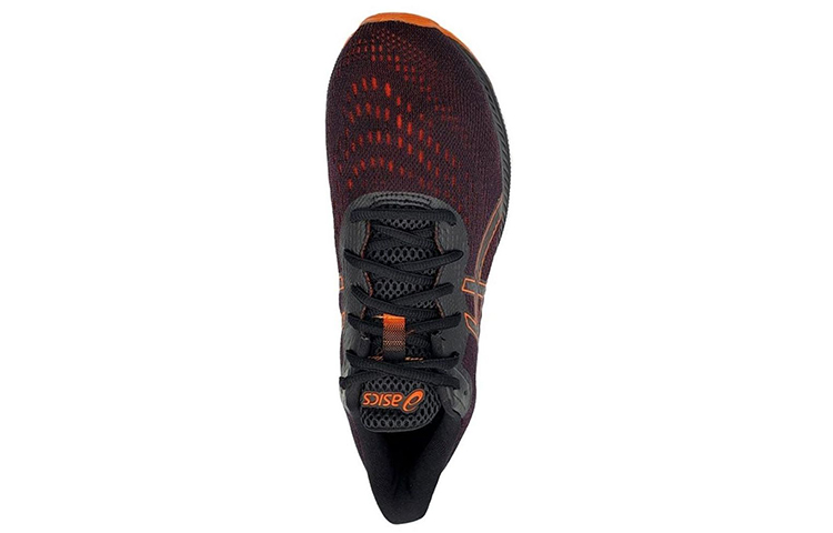 Lookbook アシックス ゲルエキサイト8 黒オレンジ 1011B253-003