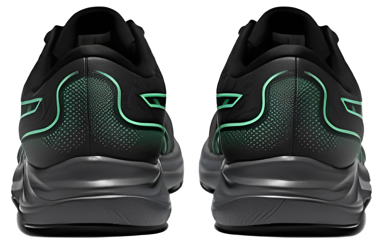 Lookbook 亞瑟士 Gel-Excite 9 防滑耐磨減震 低筒 跑步鞋 黑綠