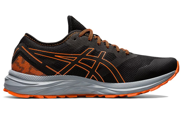 Order アシックス ゲルエクサイト トレイル グレー/オレンジ 1011B194-001