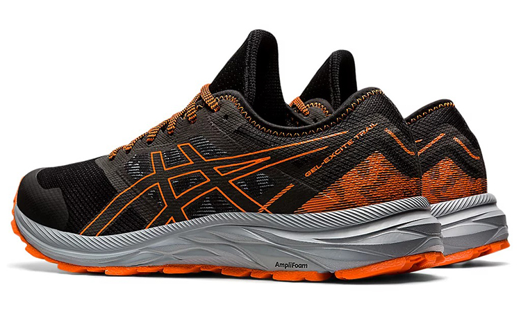 Shop アシックス ゲルエクサイト トレイル グレー/オレンジ 1011B194-001