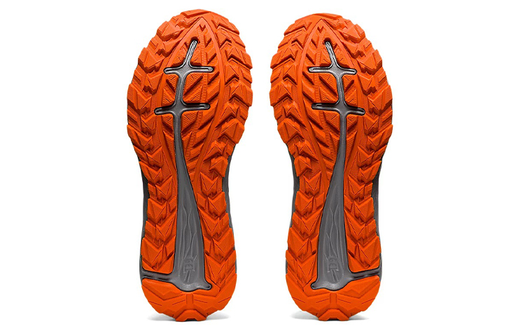 Details for アシックス ゲルエクサイト トレイル グレー/オレンジ 1011B194-001