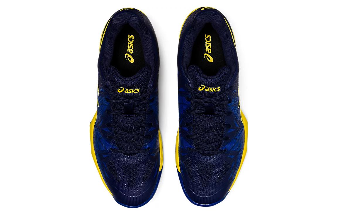 Shop Asics Gel-Fastball 3 舒適 減震防滑耐磨 低筒 訓練鞋 男女同款 藍黑
