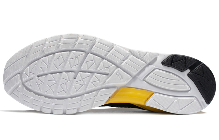 Shop アシックス ゲルフェザーグライド4 黒/黄 T6K1N-001