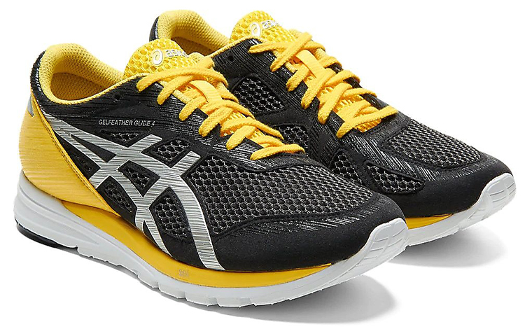 Order アシックス ゲルフェザーグライド4 黒黄 (Ashikkusu Gerufezāguraido 4 Kuroki) TJR456-001
