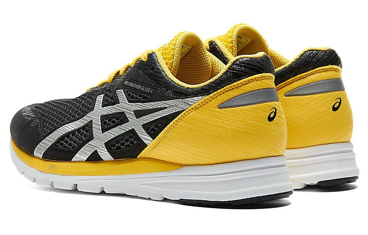 Lookbook アシックス ゲルフェザーグライド4 黒黄 (Ashikkusu Gerufezāguraido 4 Kuroki) TJR456-001