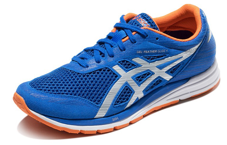 Lookbook ASICS Gel-Feather Glide 4 Biru/Oranye T6K1N-401