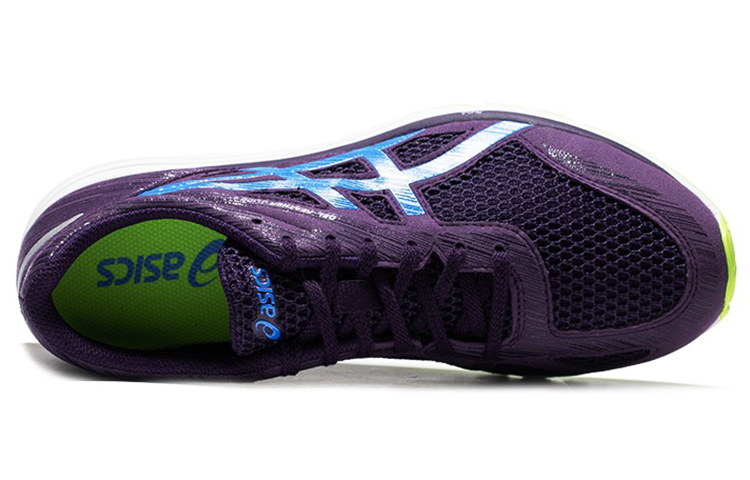 Shop Asics Gel-Feather Glide 4 跑步鞋 紫藍色