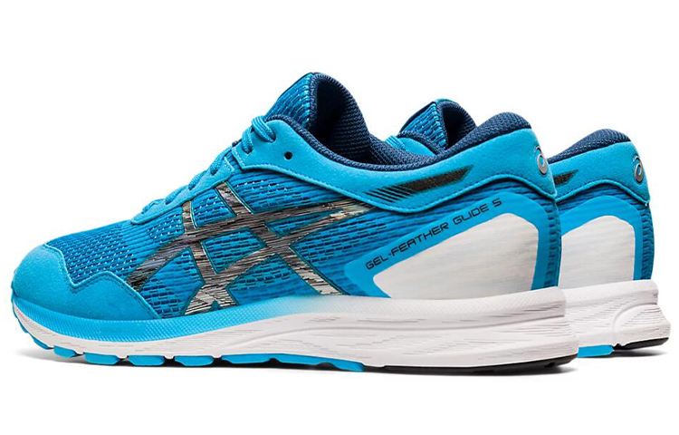 Lookbook Asics Gel-Feather Glide 5 藍白色 跑步鞋