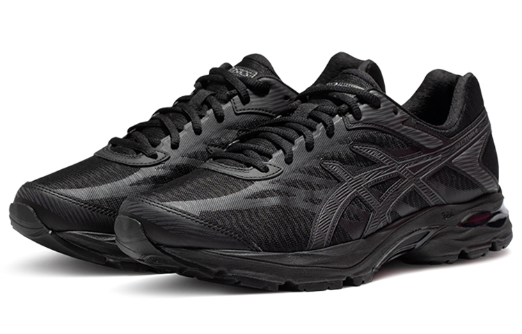 Lookbook Asics Gel-Flux 4 減震耐磨 低筒 跑步鞋 男款 黑色
