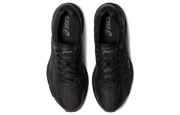 Shop Asics Gel-Flux 4 減震耐磨 低筒 跑步鞋 男款 黑色