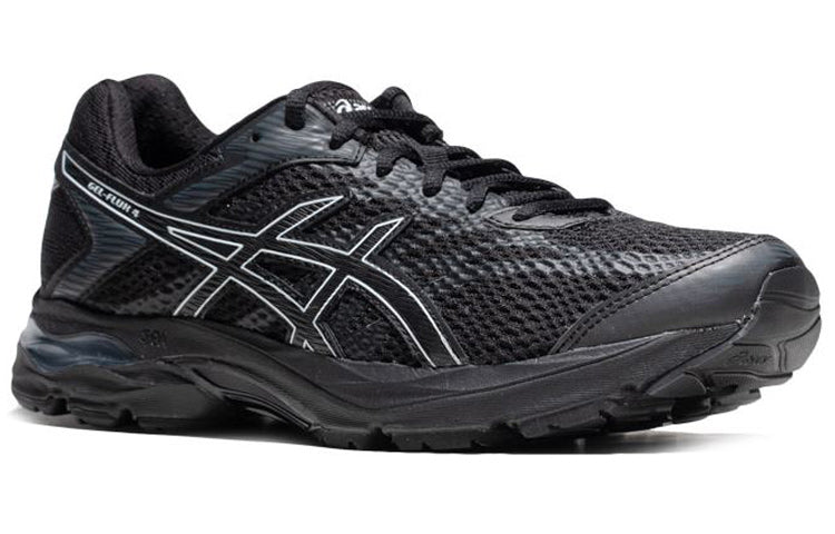 Lookbook Asics Gel-Flux 4 耐磨透氣包裹性輕便 低筒 跑步鞋 男款 黑